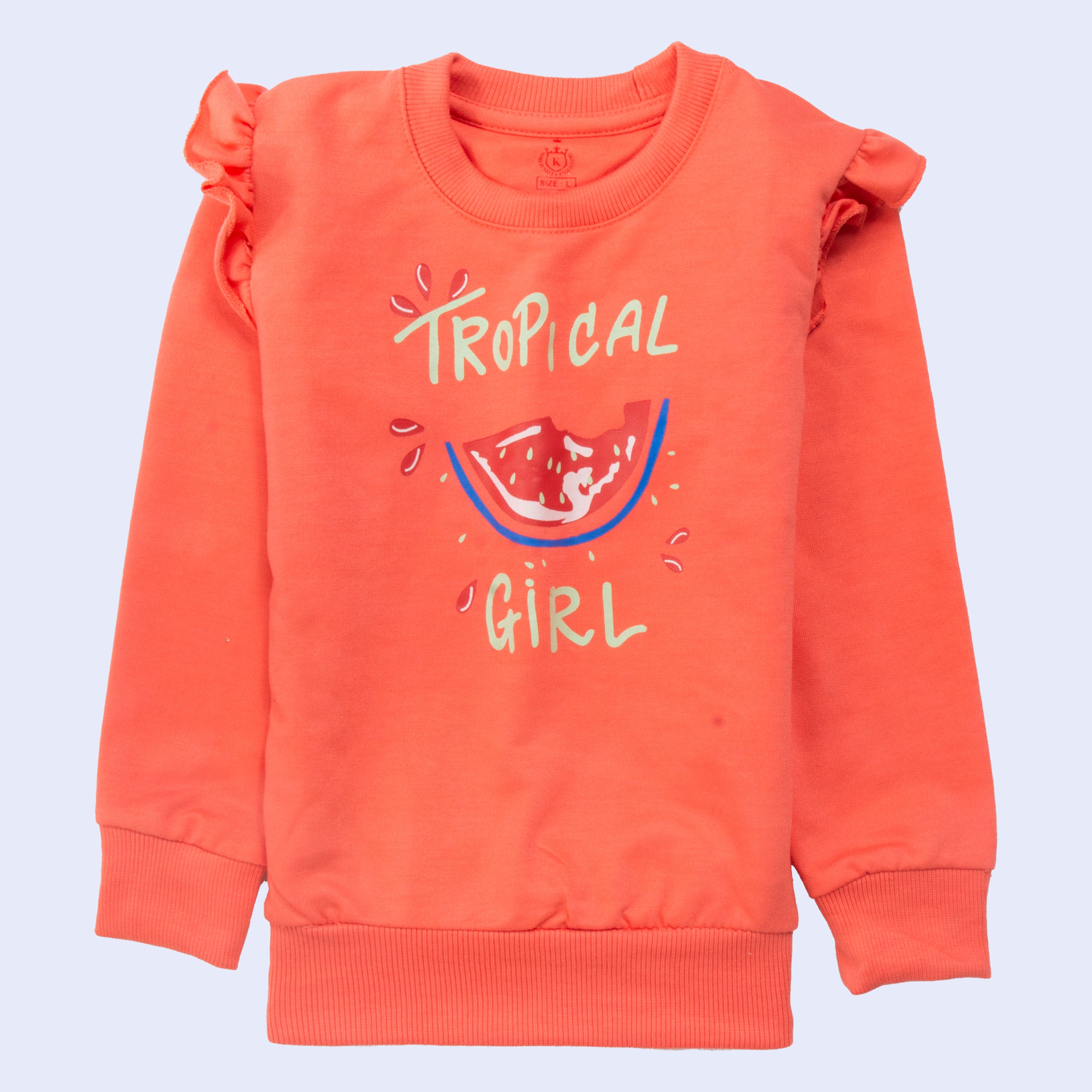 Girls Sweatshirt ( Tropical )