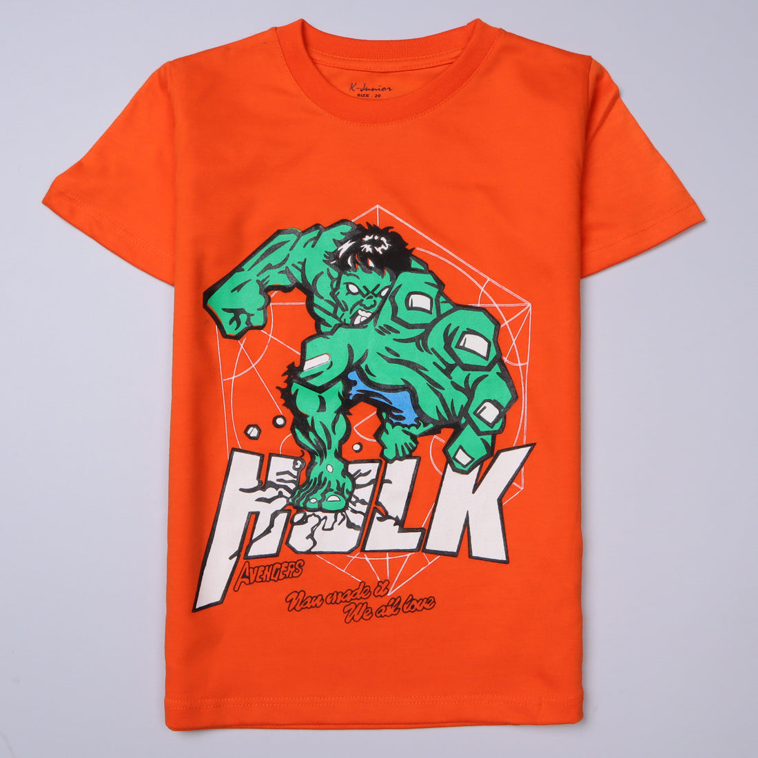 Infant Boys Half Sleeves-Printed T-Shirt (Hulk)