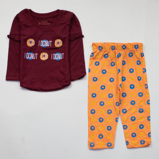 Infant Baby Printed Full Sleeve Suit (I-Donut)