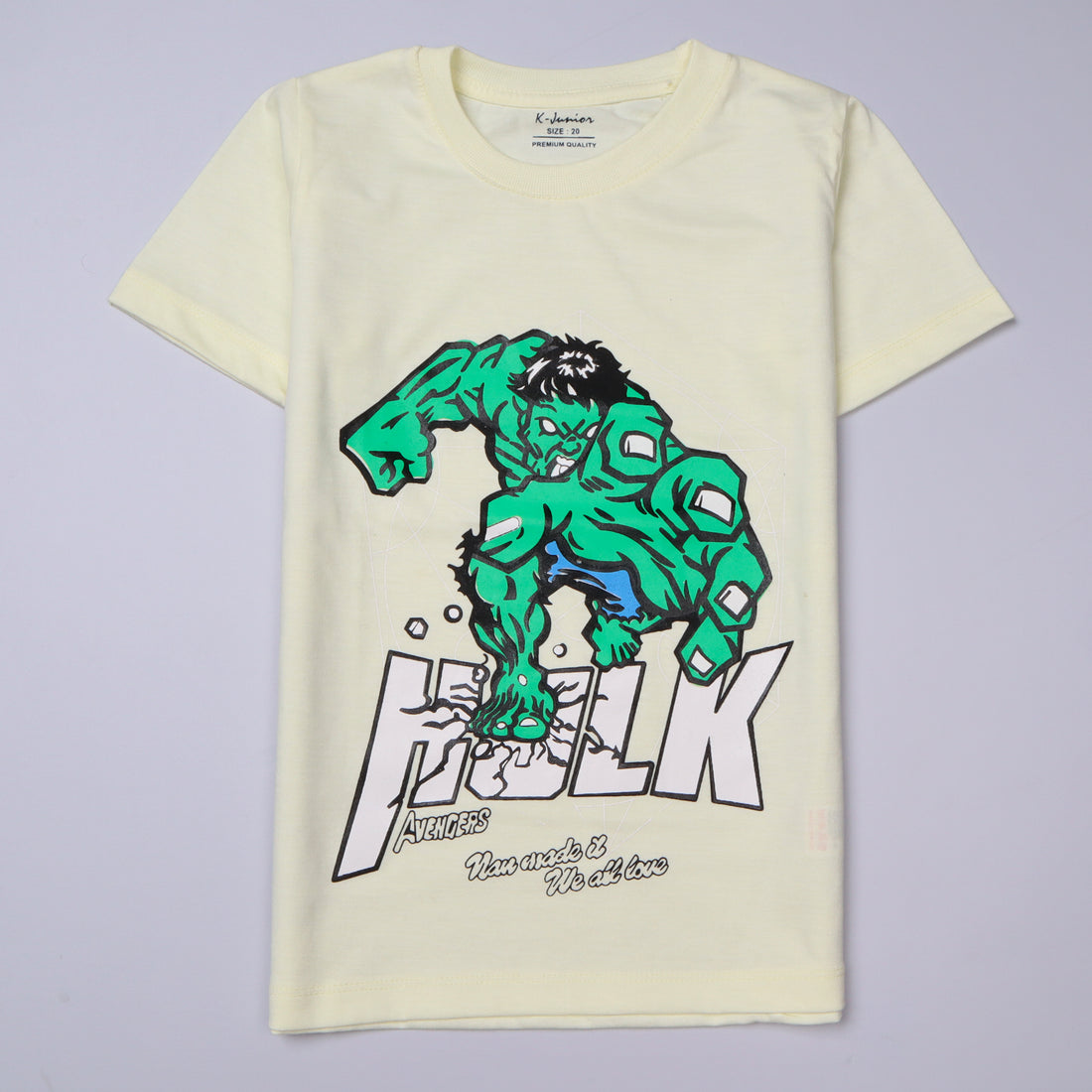 Infant Boys Half Sleeves-Printed T-Shirt (Hulk)