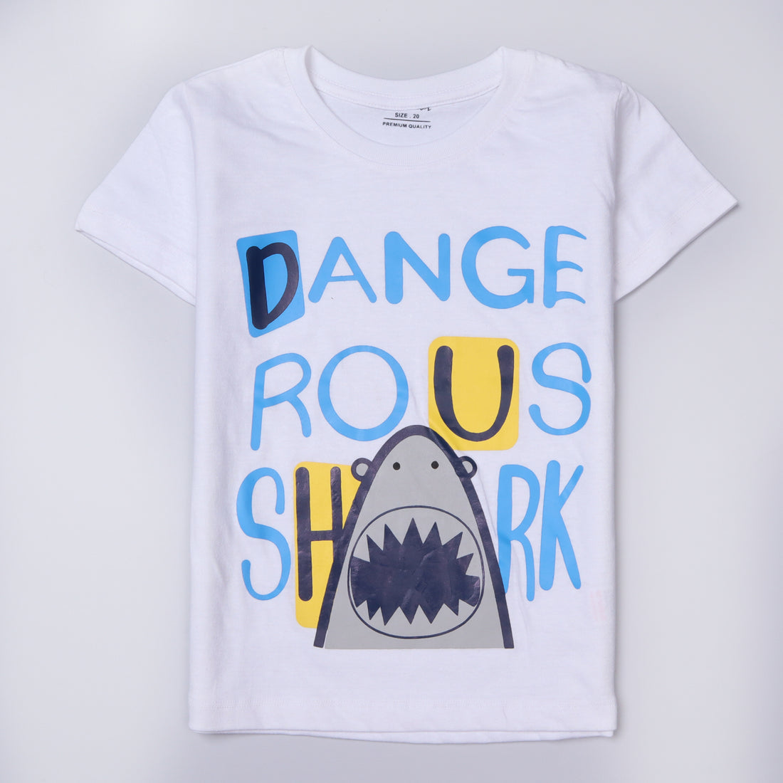 Infant Boys Half Sleeves-Printed T-Shirt (Dangerous)