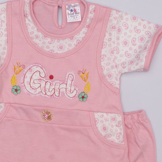 Infant Baby Half Sleeves 2 Piece Suit Code-BM