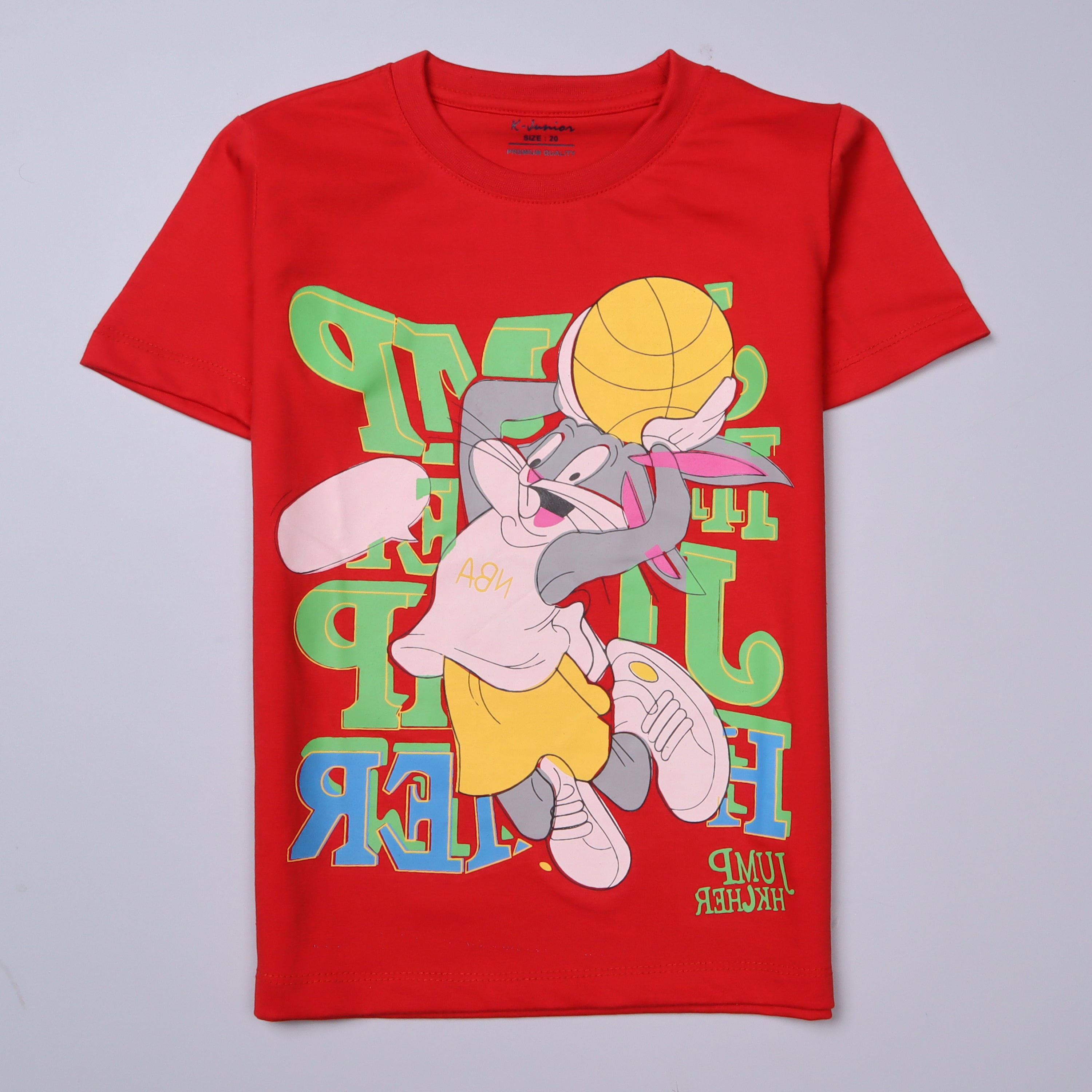 Infant Boys Half Sleeves-Printed T-Shirt (Bugs)