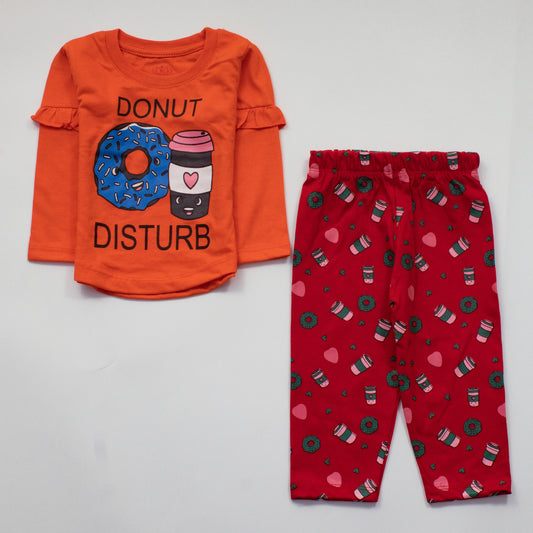 Infant Baby Printed Full Sleeve Suit (Donut)
