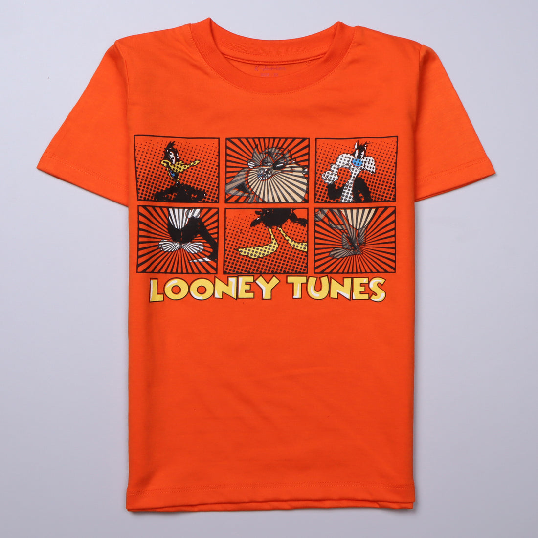 Infant Boys Half Sleeves-Printed T-Shirt (Looney)