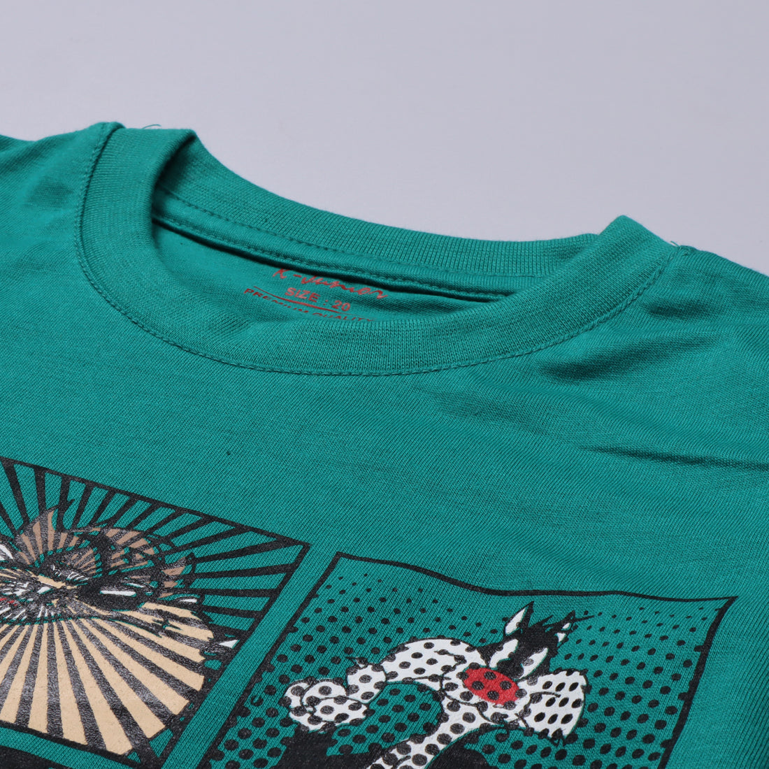 Infant Boys Half Sleeves-Printed T-Shirt (Looney)