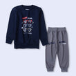 Winter Boys Printed Full Sleeve Suit (Happy)