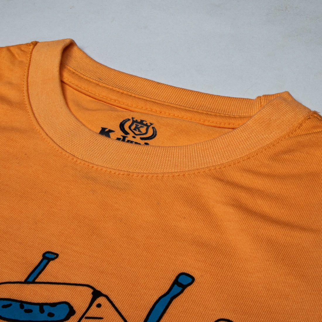 Infant Boys Half Sleeves-Printed T-Shirt (Robot)