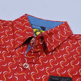 Boys Half Sleeves Casual Shirt Color Red