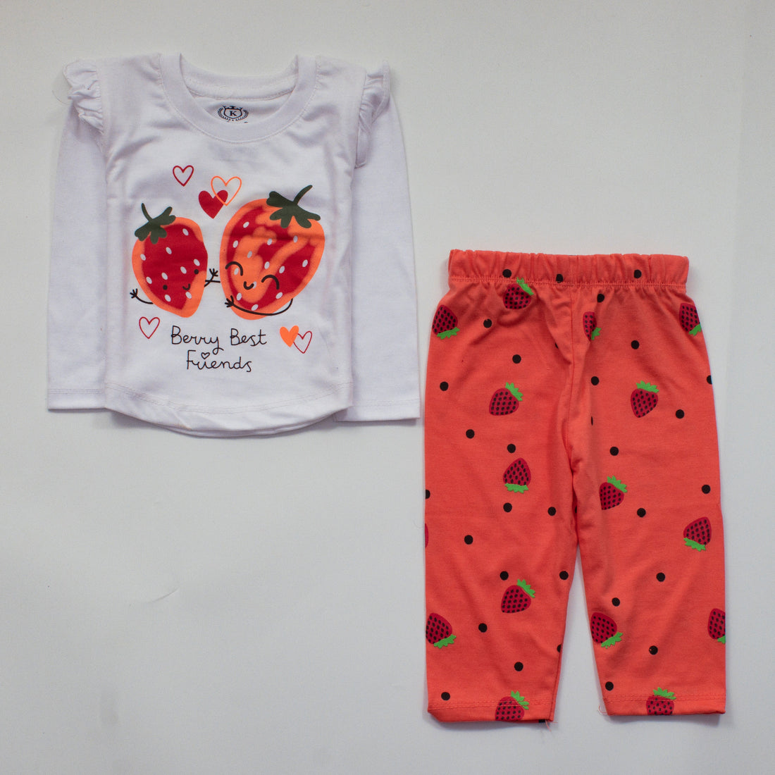Infant Baby Printed Full Sleeve Suit (Best-Friend)