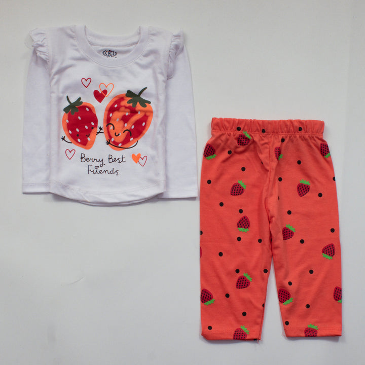 Infant Baby Printed Full Sleeve Suit (Best-Friend)