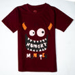 Boys Half Sleeves-Printed T-Shirt Code (Hungry)