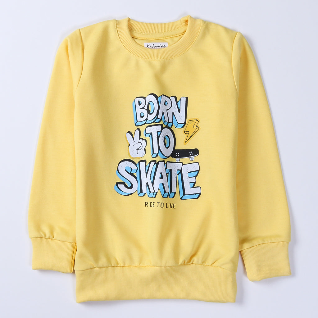 Winter Boys Printed Full Sleeve Suit (Born-To-Skate)