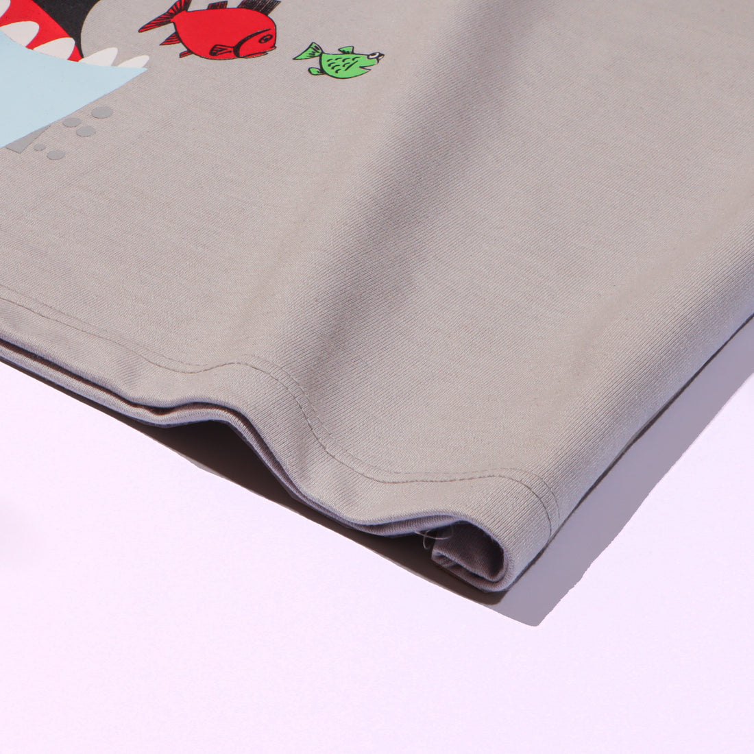 Infant Boys Half Sleeves-Printed T-Shirt (fishing)