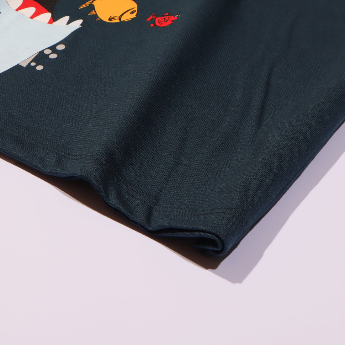 Infant Boys Half Sleeves-Printed T-Shirt (fishing)