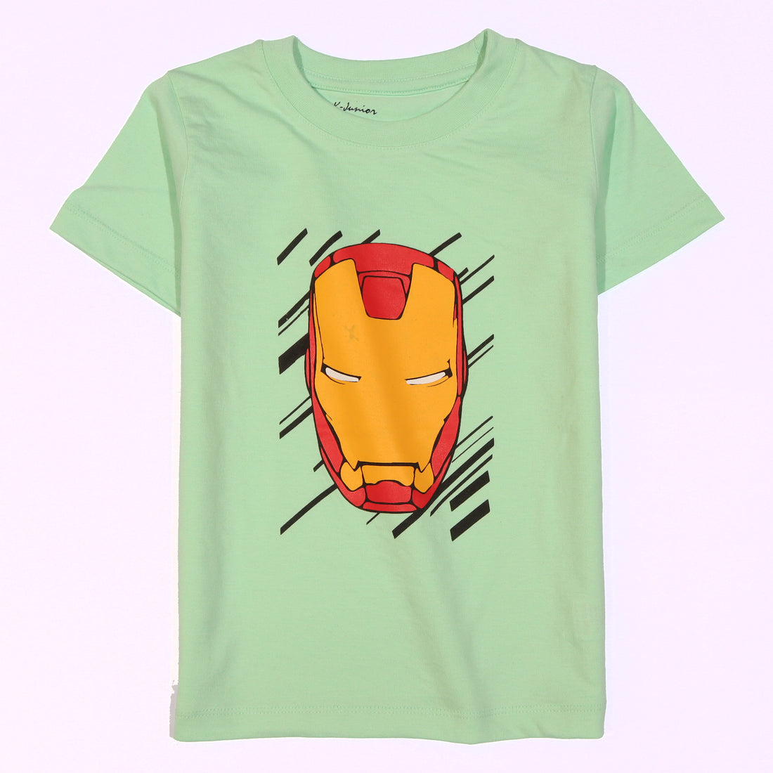 Infant Boys Half Sleeves-Printed T-Shirt (ironman)