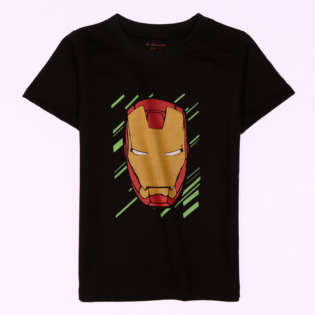 Infant Boys Half Sleeves-Printed T-Shirt (ironman)