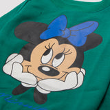 Girls Sweatshirt Color Green