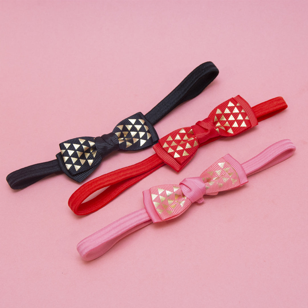 Head Band Pack Of 3 Deliver Buy Assorted Color Code ( B )