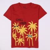 Boys Half Sleeves-Printed T-Shirt (Chillvibes)
