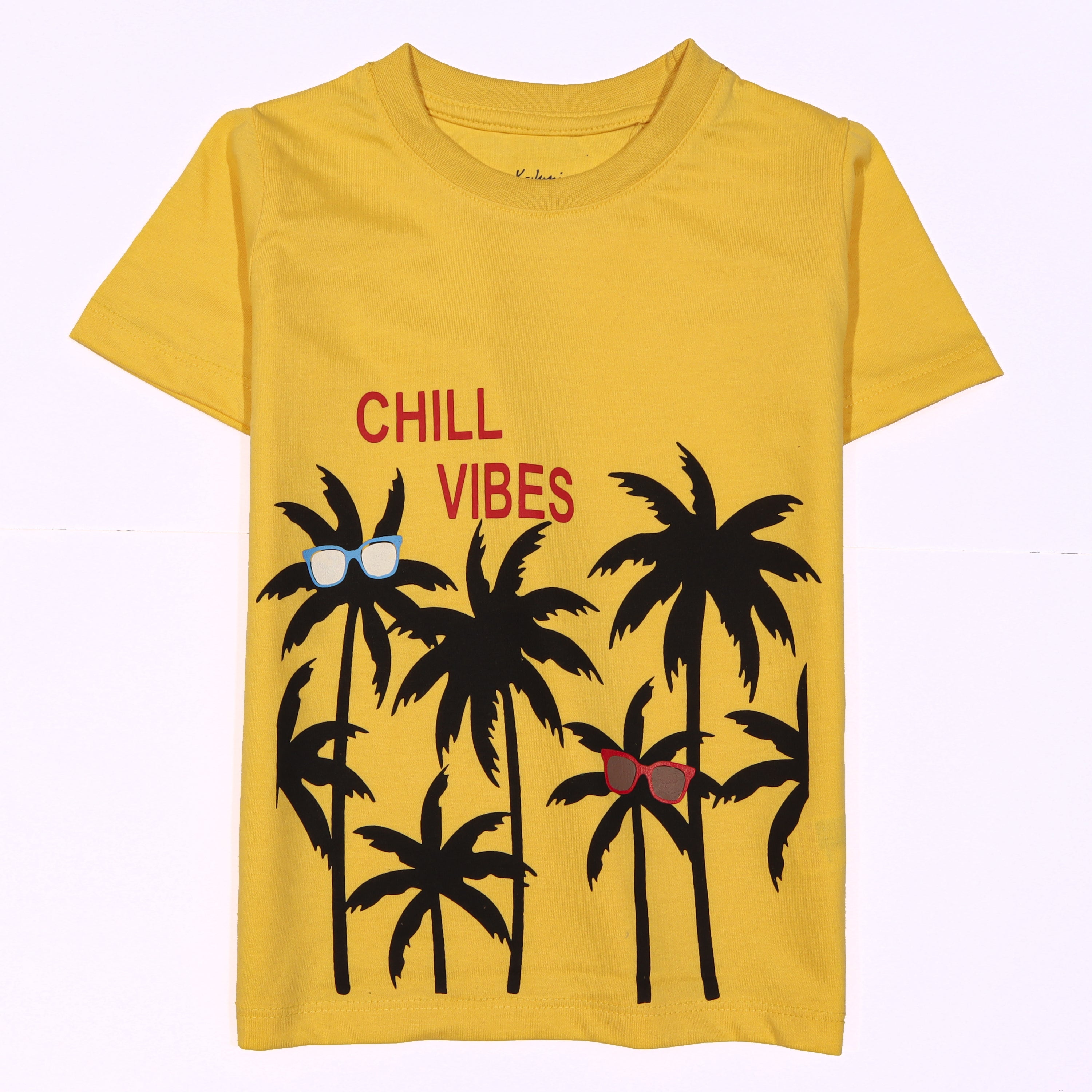 Boys Half Sleeves-Printed T-Shirt (Chillvibes)