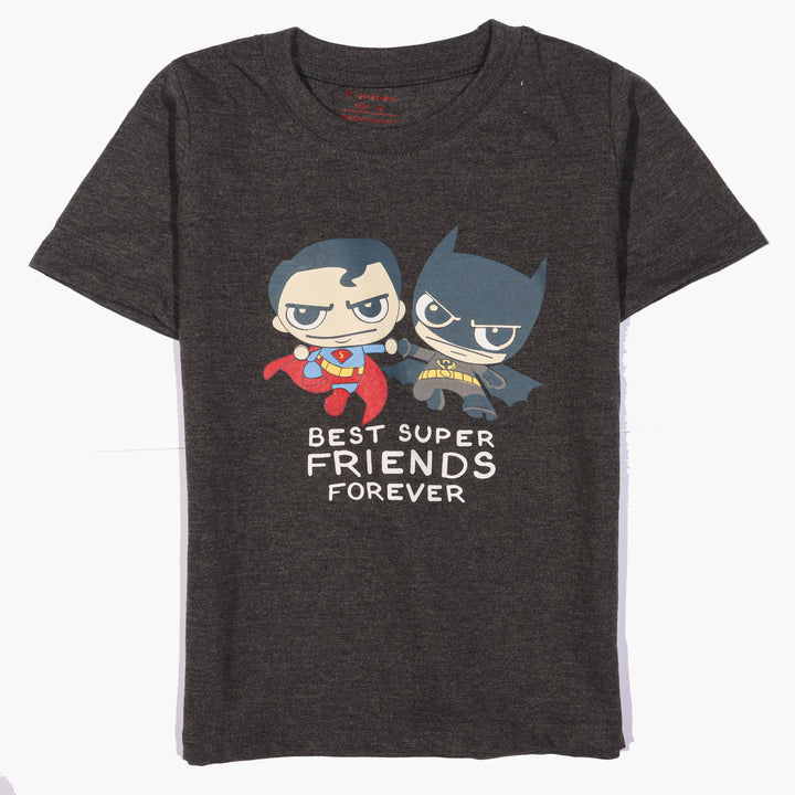 Infant Boys Half Sleeves-Printed T-Shirt (Super)
