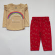 Infant Baby Printed Full Sleeve Suit (Rainbow)