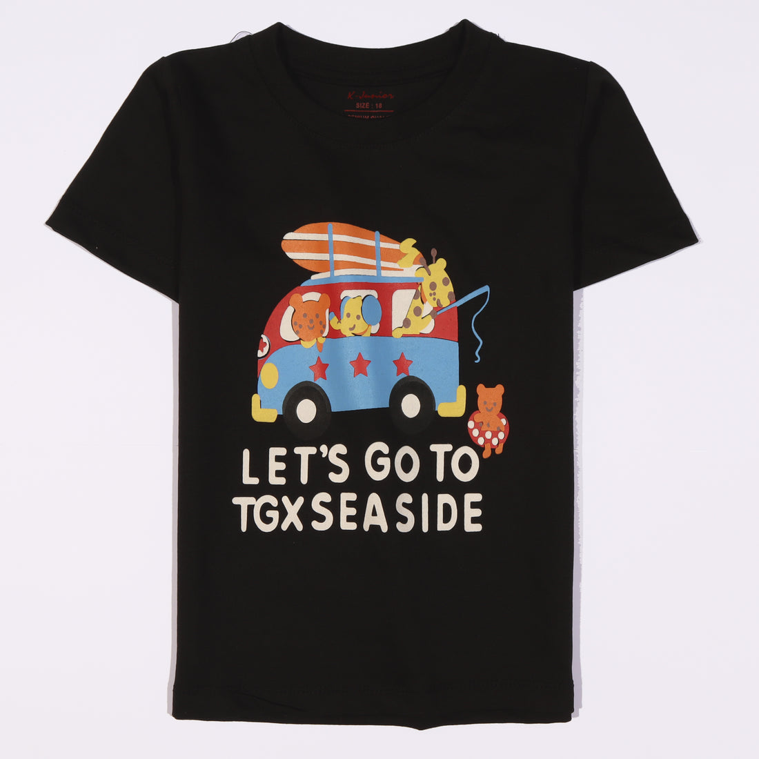 Infant Boys Half Sleeves-Printed T-Shirt (Sea-Side)