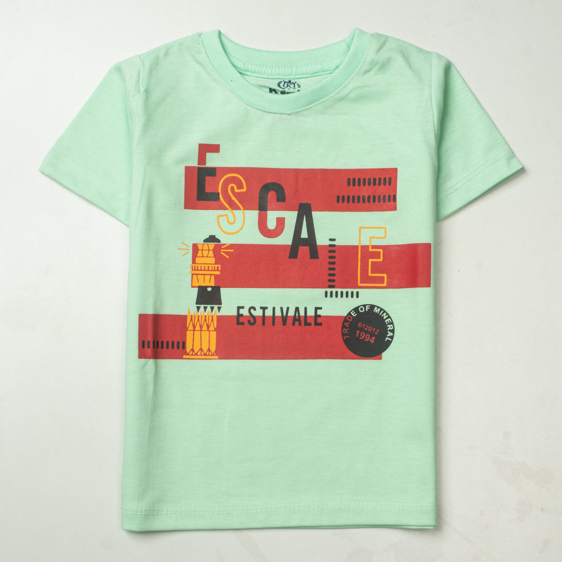 Infant Boys Half Sleeves-Printed T-Shirt (Escape)
