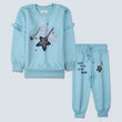 Winter Girls Printed Full Sleeve Suit (Rock)