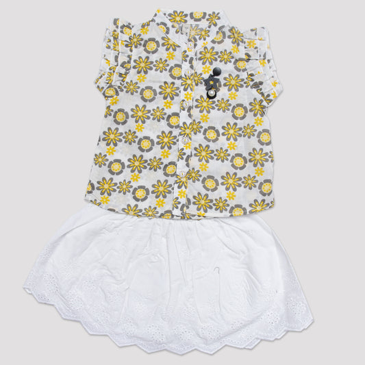 Infant Baby Fancy Skirt 2pcs Suit Code-B
