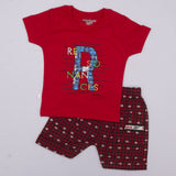 Infant Baba Half Sleeves 2 Piece Suit Code-V
