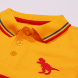 Boys Half Sleeves Polo T-Shirt - Code-(dinosaur)