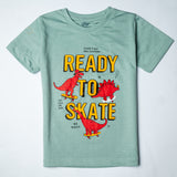 Boys Half Sleeves-Printed T-Shirt (Ready)