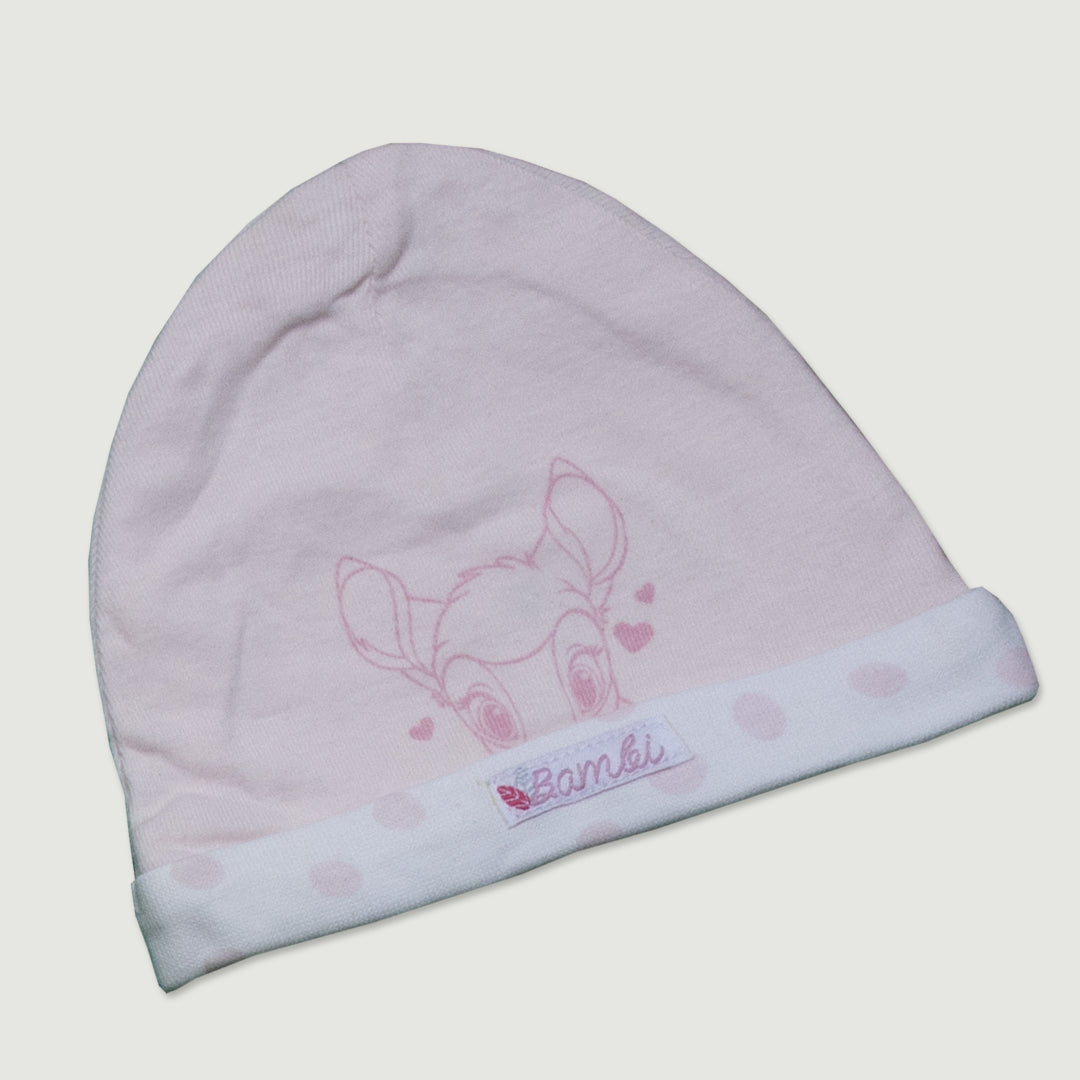 Newborn Unisex Cap Color T-Pink