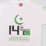 Boys 14th August T-Shirt - White ( 14th Of August )