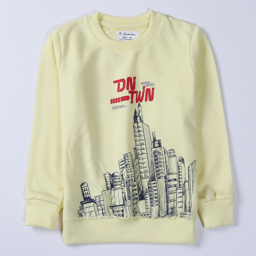 Winter Boys Printed Full Sleeve Suit (DNTWN)