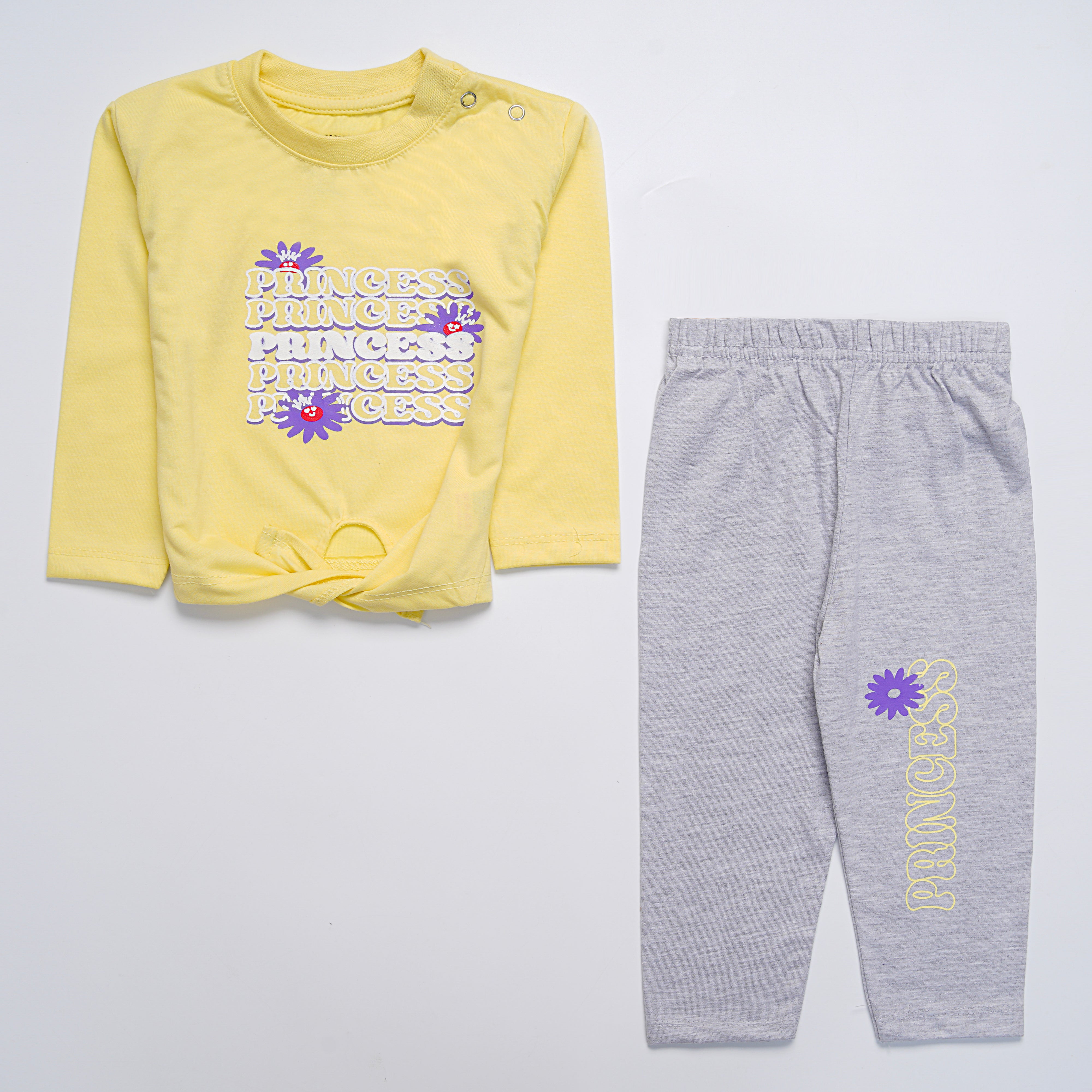 Infant Baby Printed Full Sleeve Suit (Princess)