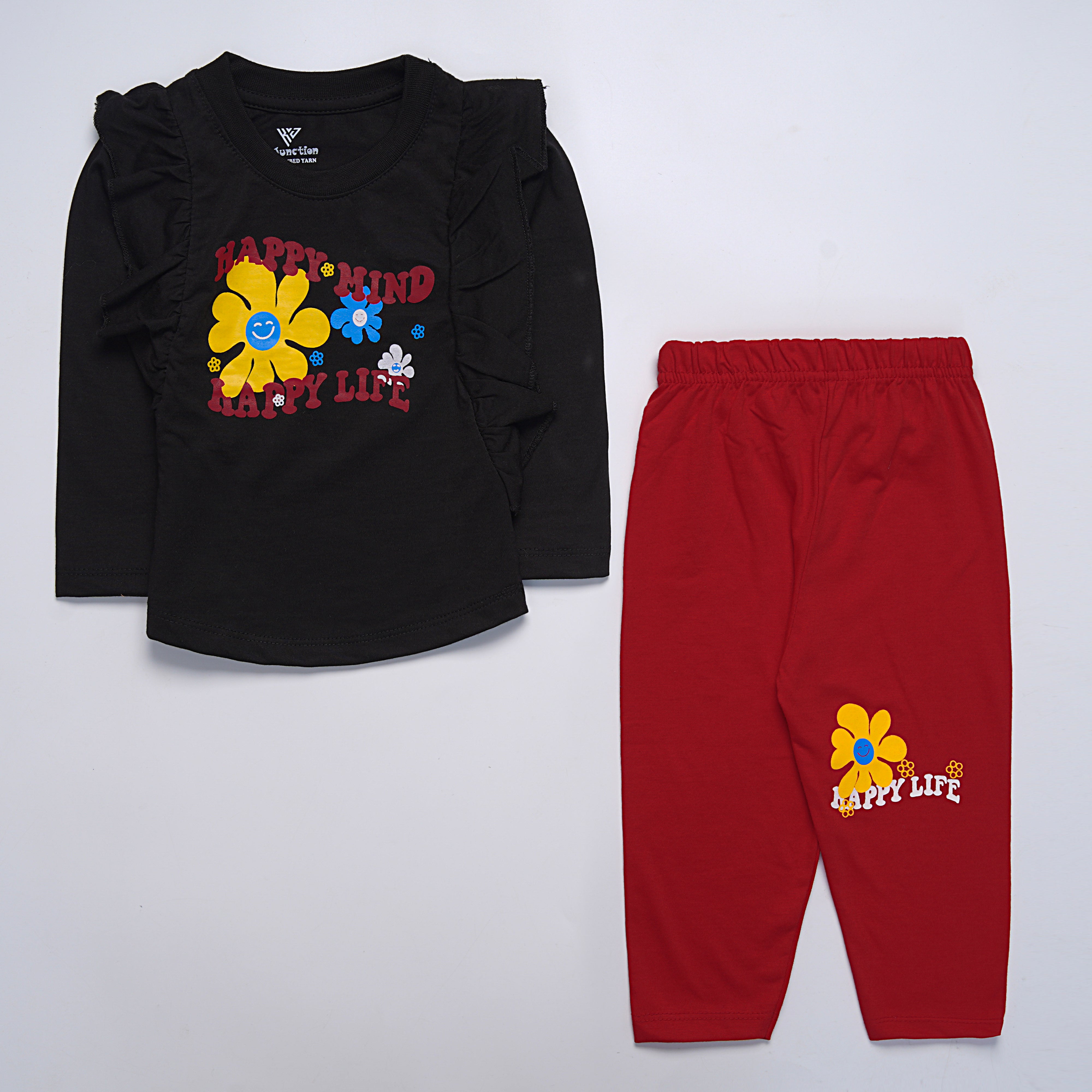 Infant Baby Printed Full Sleeve Suit (Happy-Mind)