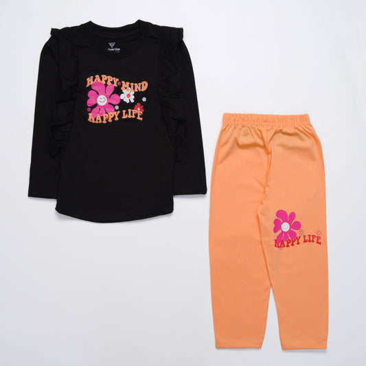 Infant Baby Printed Full Sleeve Suit (Happy-Mind)
