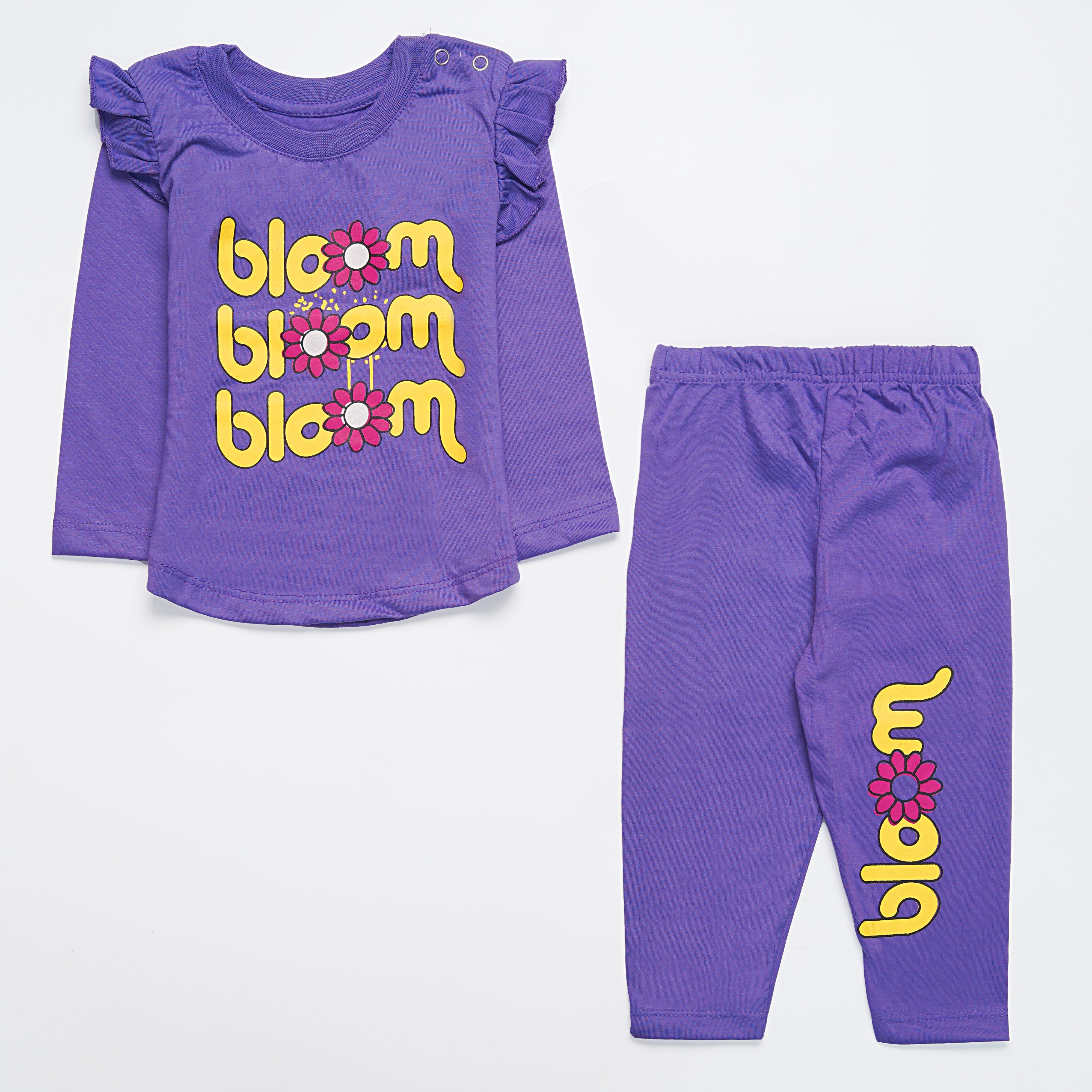 Infant Baby Printed Full Sleeve Suit (Bloom)