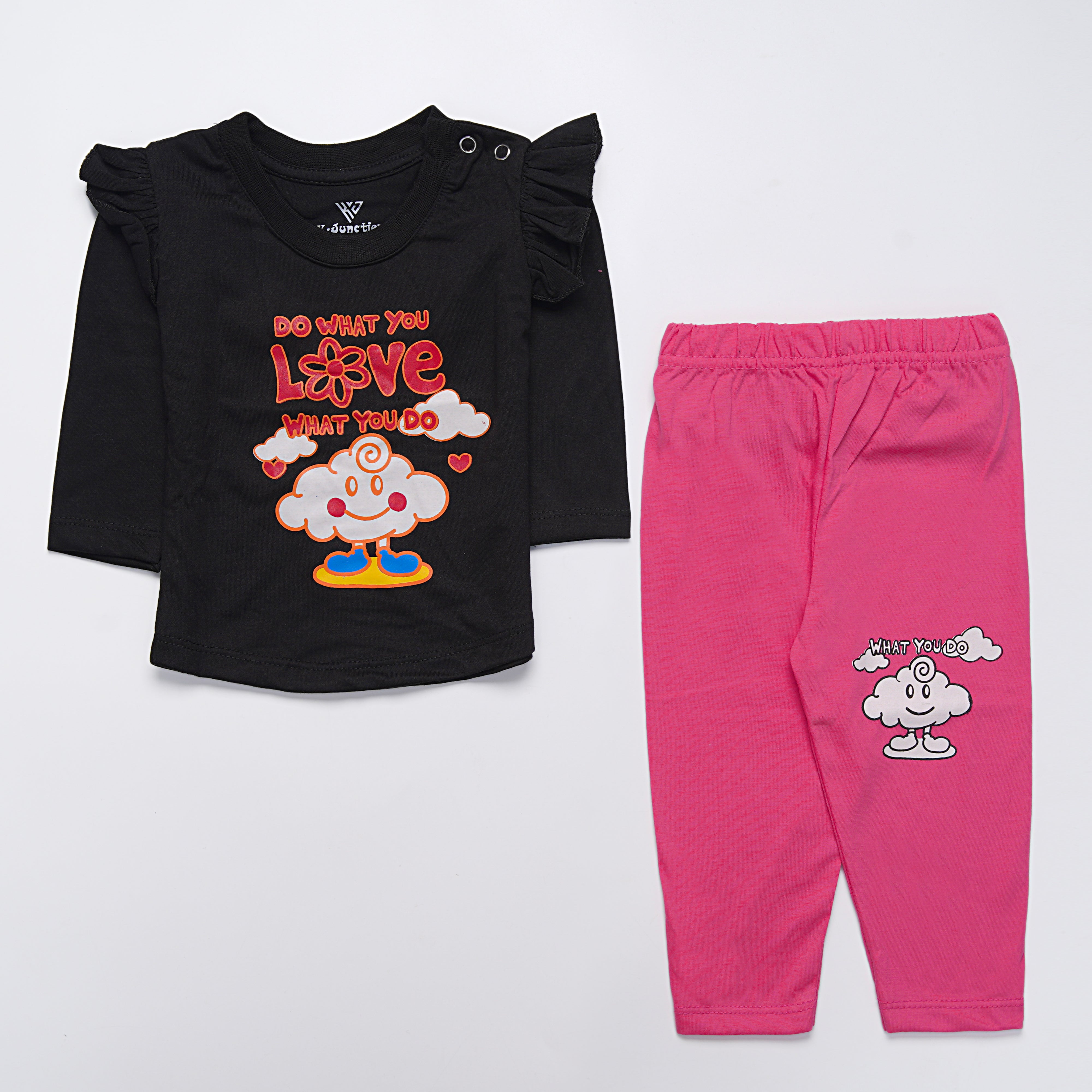 Infant Baby Printed Full Sleeve Suit (Do-What-you)