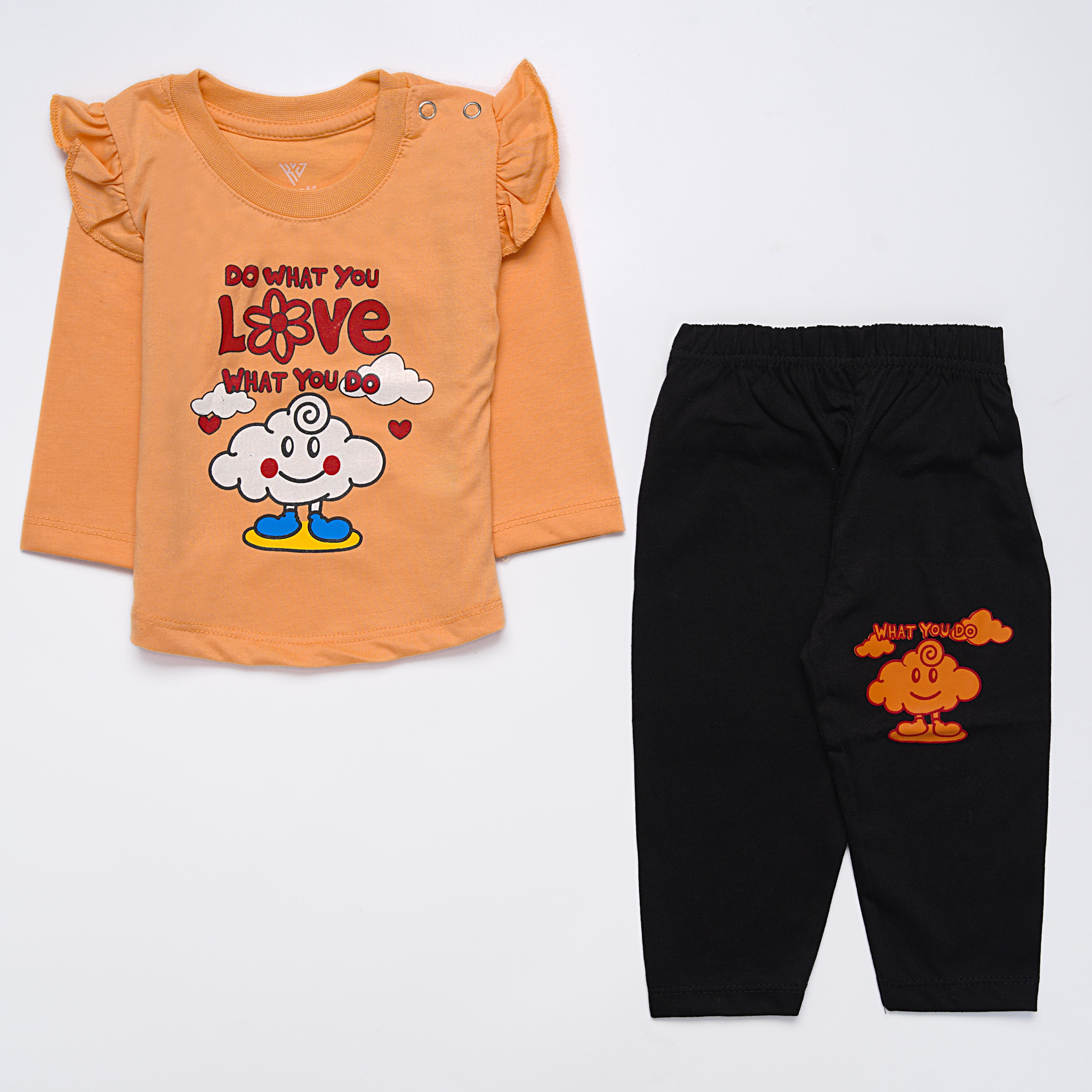 Infant Baby Printed Full Sleeve Suit (Do-What-you)