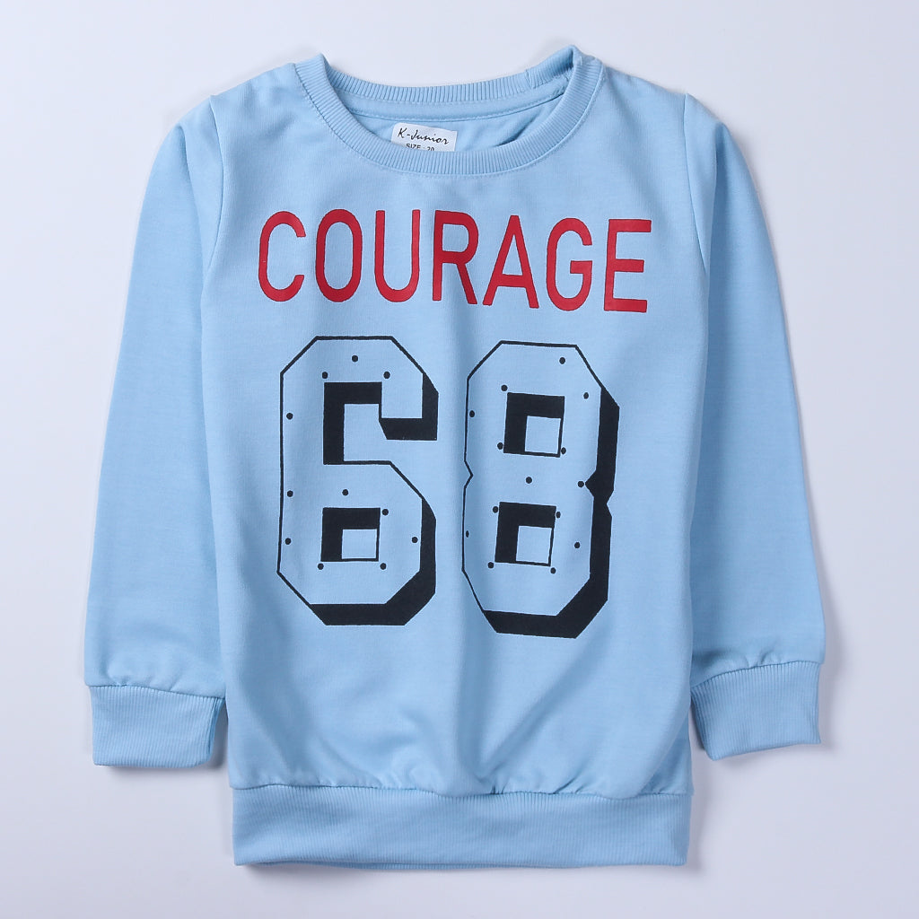 Boys Printed Full Sleeve SweatShirt (courage)
