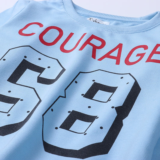 Boys Printed Full Sleeve SweatShirt (courage)