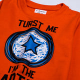 Boys Printed Full Sleeve Sweat T-Shirt (Trust-Me)
