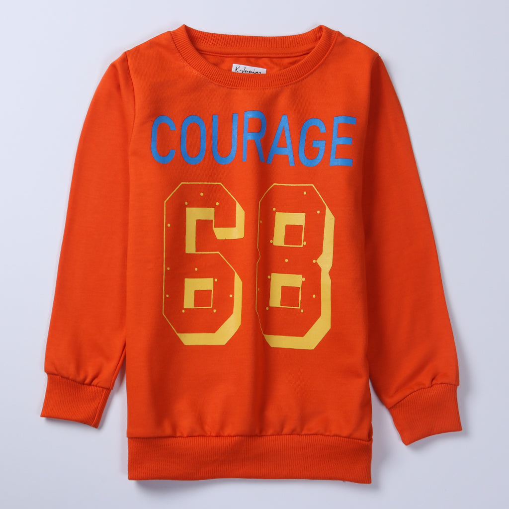 Boys Printed Full Sleeve SweatShirt (courage)