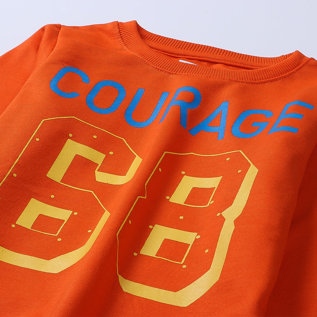 Boys Printed Full Sleeve SweatShirt (courage)