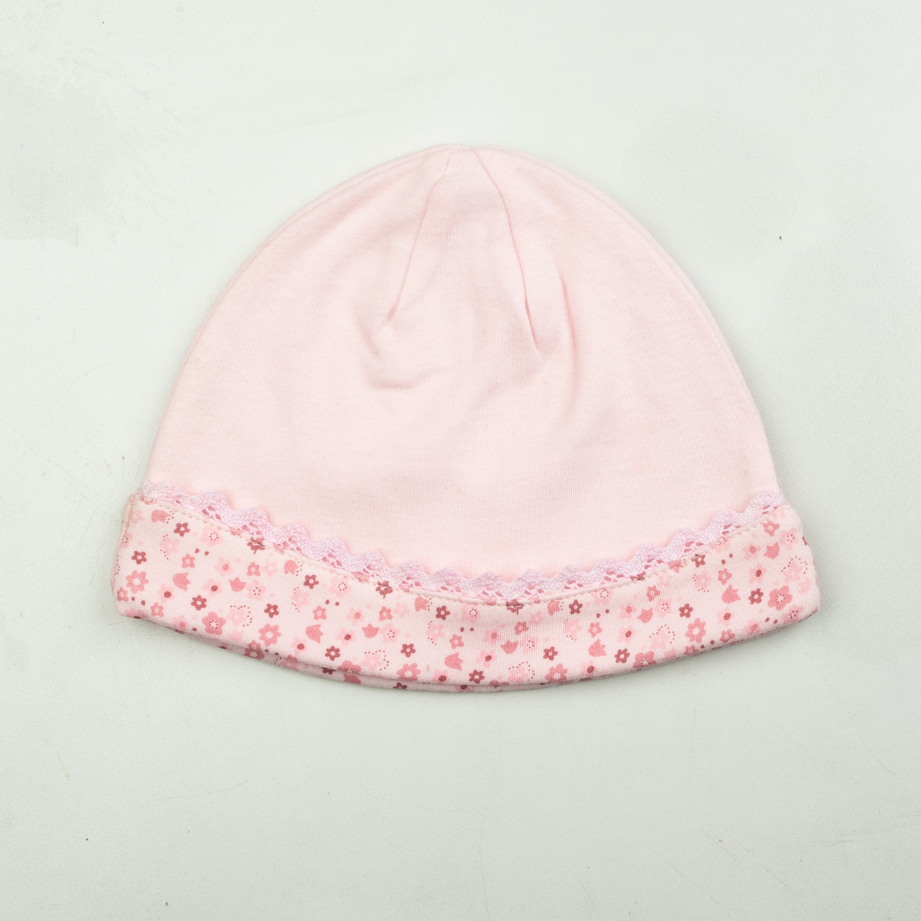 Newborn Girls Cap Color Light-Pink