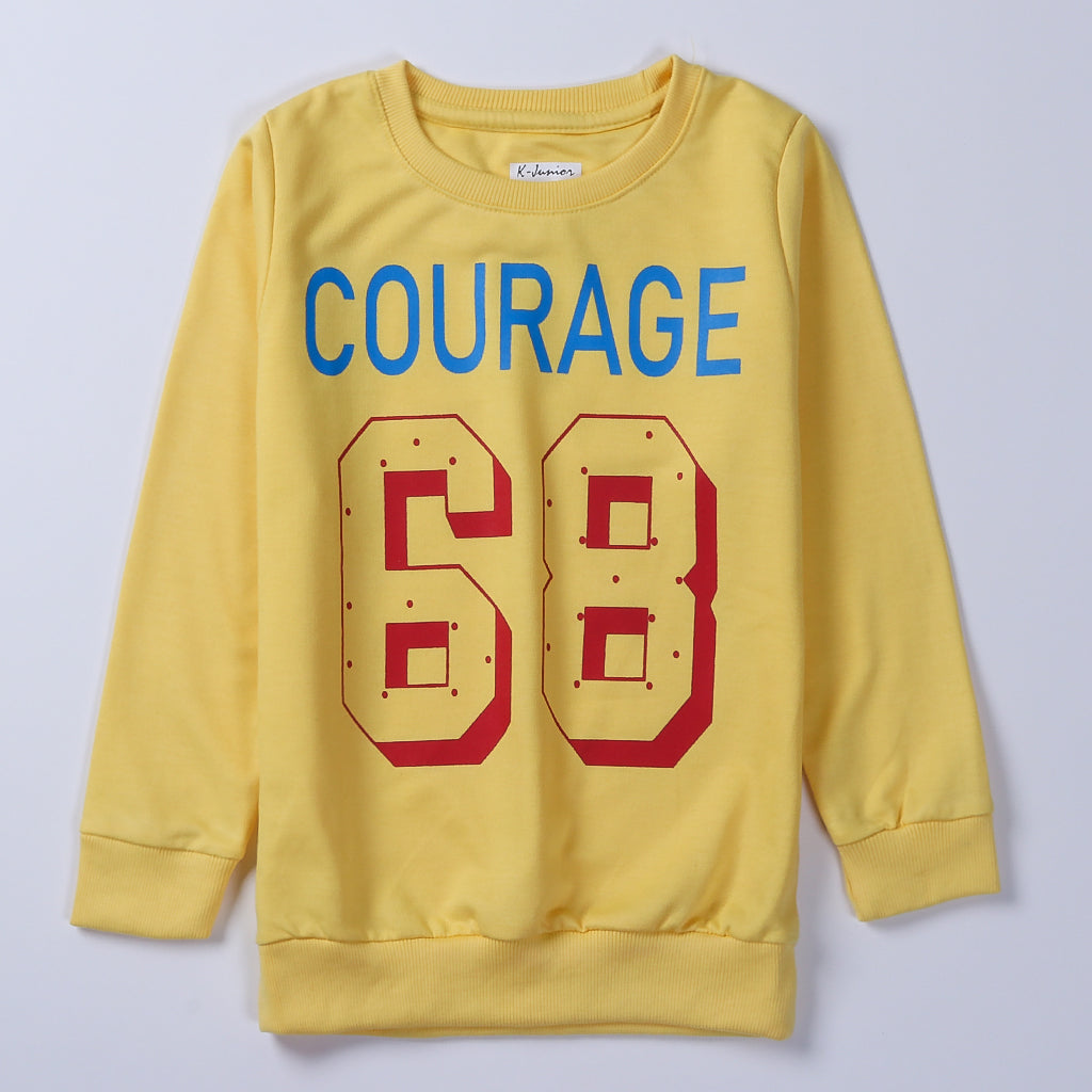Boys Printed Full Sleeve SweatShirt (courage)